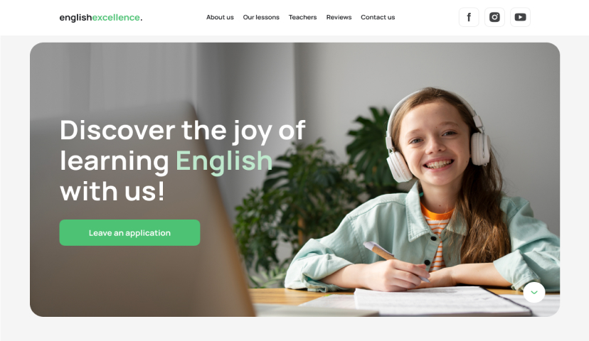 English Excellence website